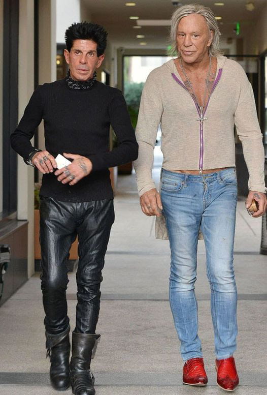 Mickey Rourke and his stylist look like Zoolander 3! 9GAG