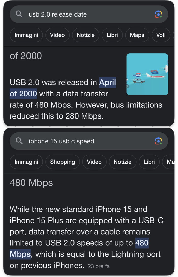 Apple usbc implementation. in the year 2000 9GAG