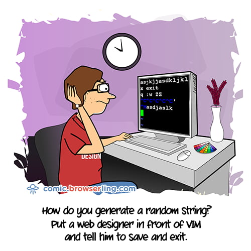 Designer and Text Editor - Web Developer Joke - 9GAG