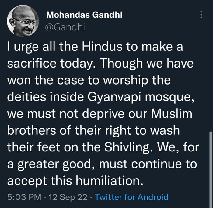 Only If Gandhiji Was Alive Today Gag