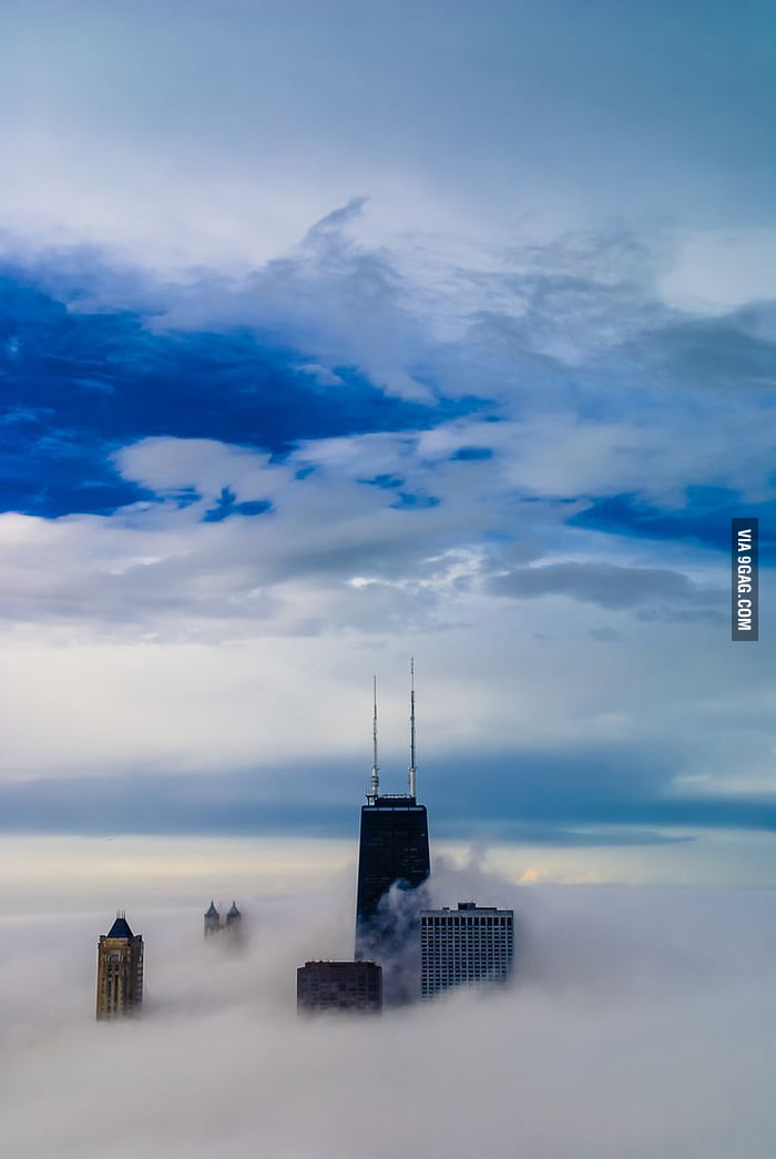 USA Chicago from a plane. - 9GAG