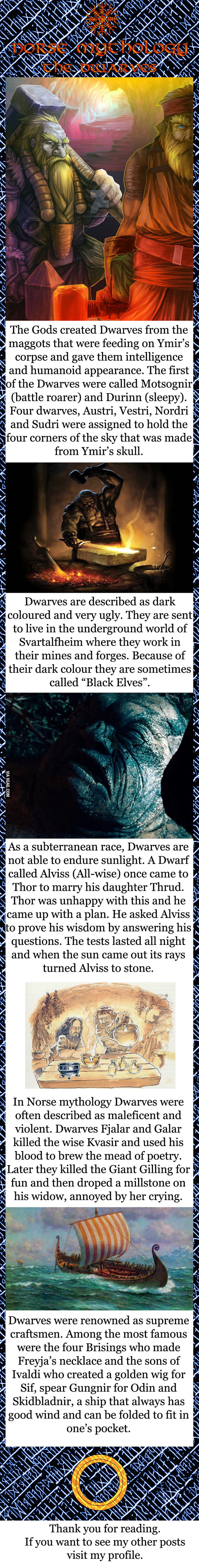 Norse mythology - The Dwarves - 9GAG