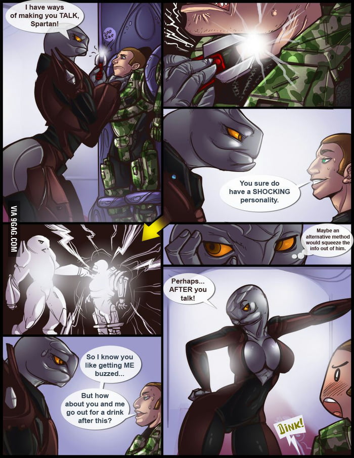 I found this when I type in halo comics - Funny.