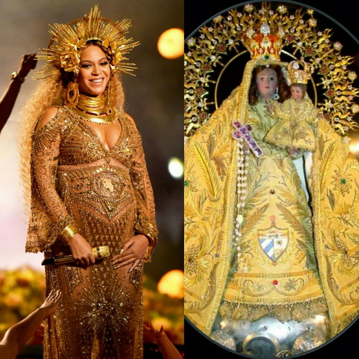 Beyoncé our Virgen del Cobre (Copper Virgin Mary) - 9GAG