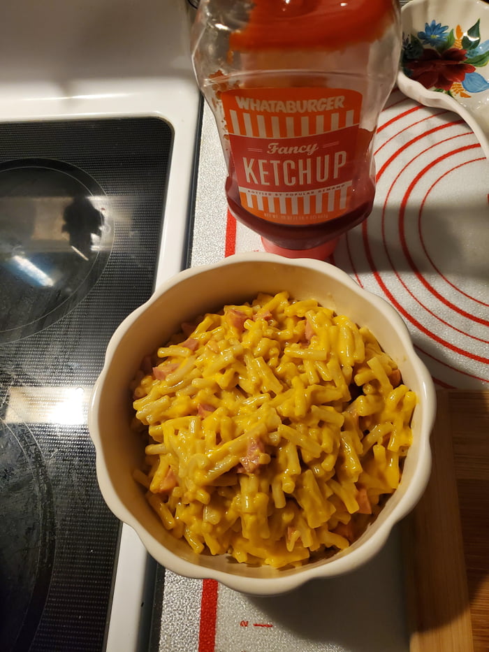 reddit mac and cheese with ketchup