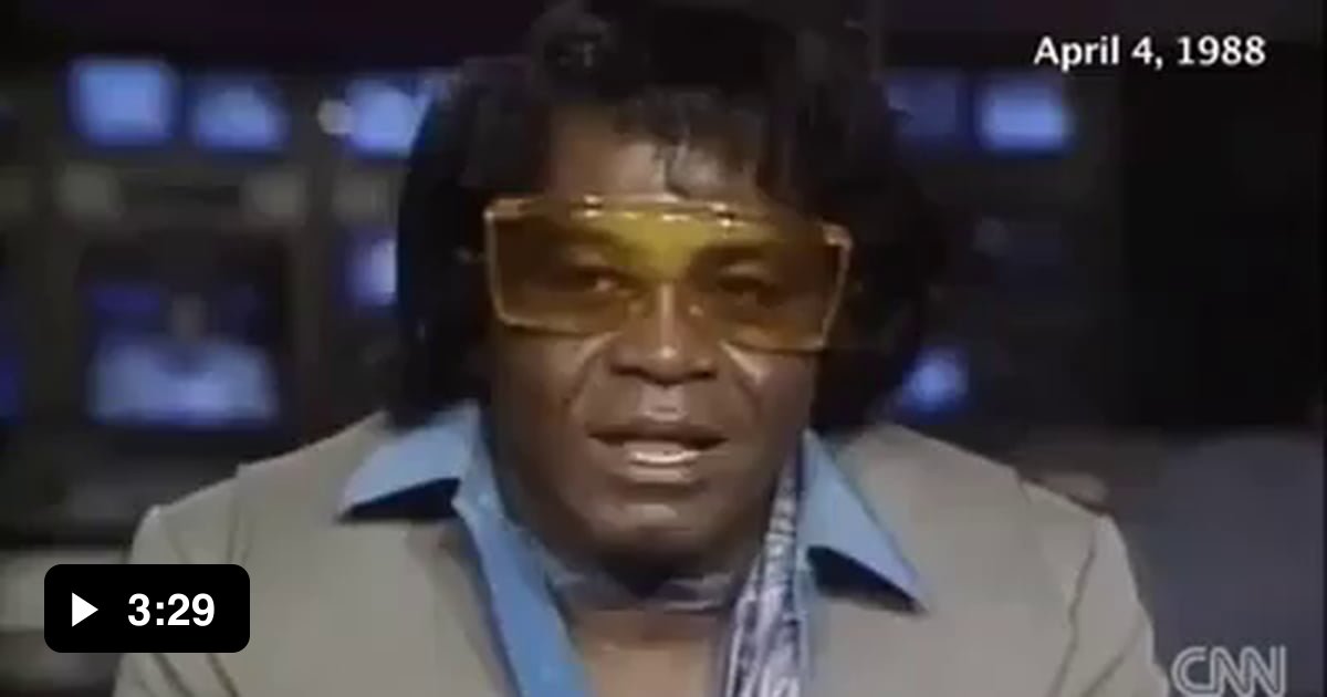 James Brown CNN interview 1988 9GAG
