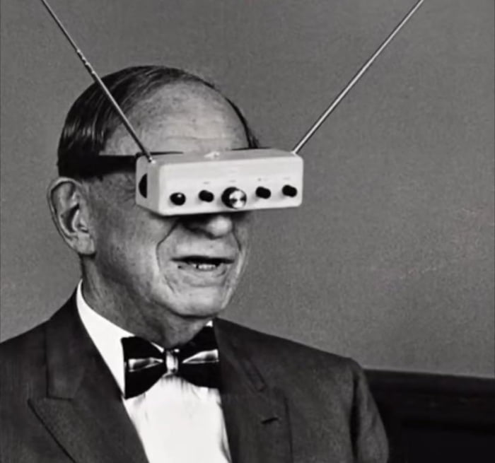 Television goggles made in 1963 9GAG