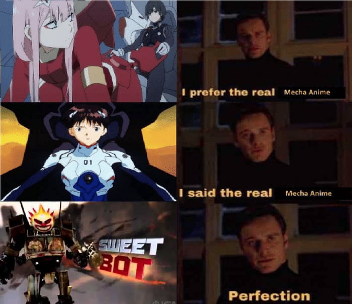 Mecha anime meme - 9GAG