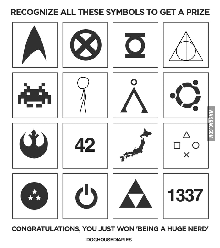 Can You Name All These Symbols? - 9GAG