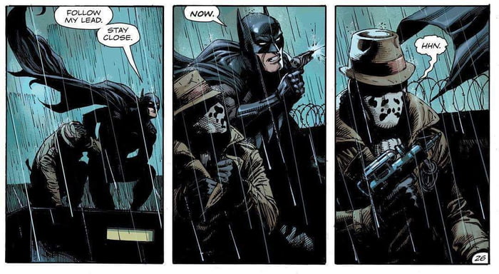 Rorschach and The Batman - 9GAG