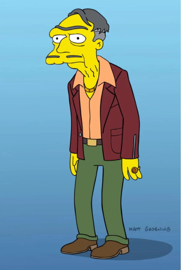 Moe's father, Morty Szyslak - 9GAG