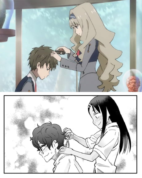 Getting haircut from your lover is the best. , 9GAG