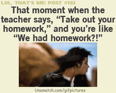 Teachers you r homework