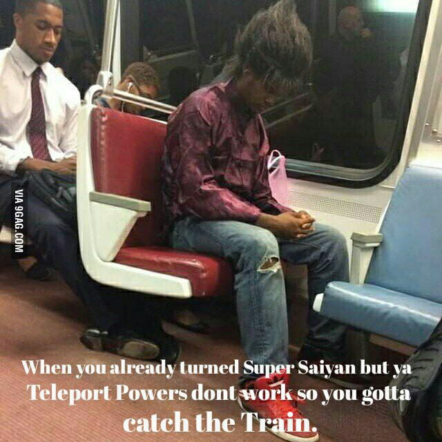 Just a normal day on the train - 9GAG