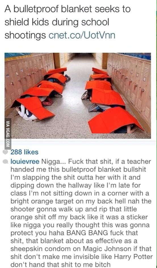 Bulletproof Blanket Bullshit 9gag