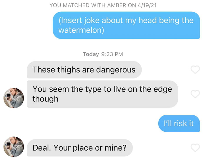 She was crushing a watermelon between her thighs in one of her photos