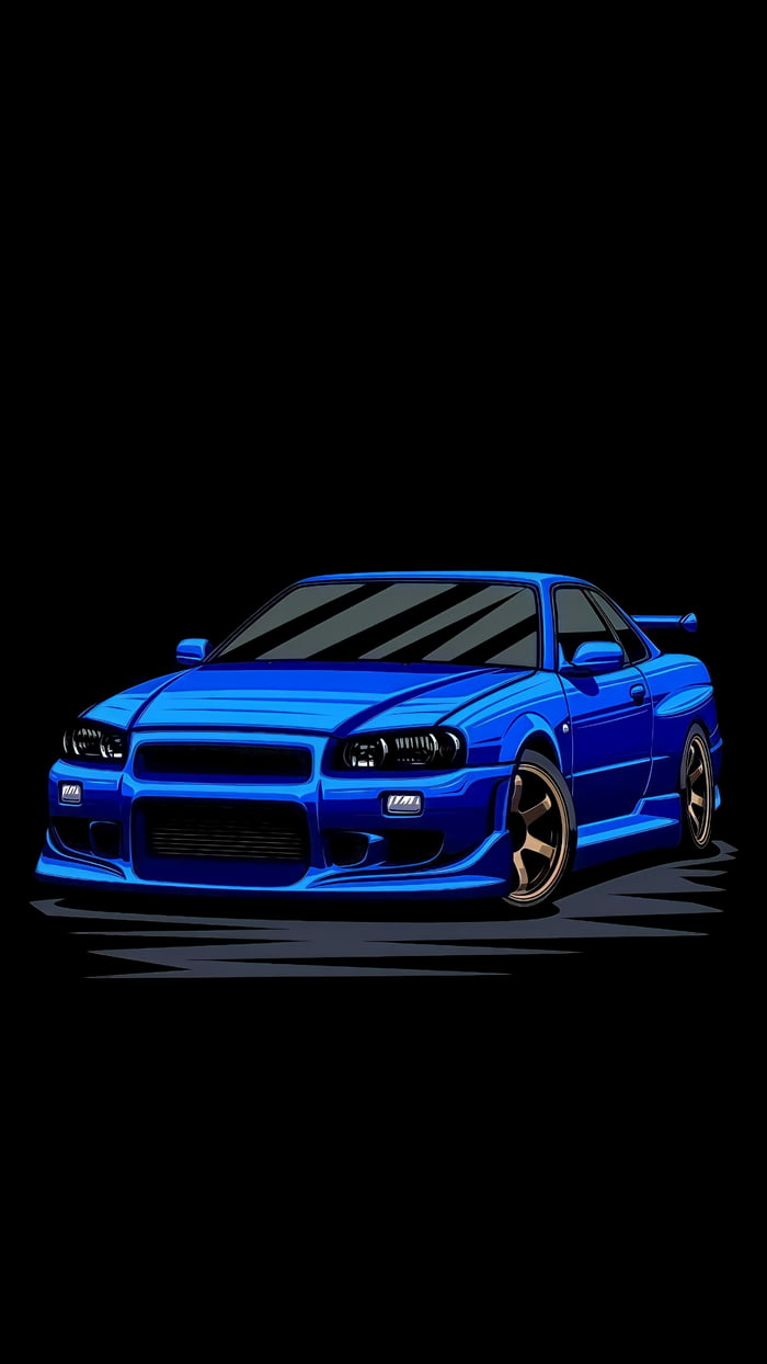 Nissan R36 Skyline Render - 9GAG