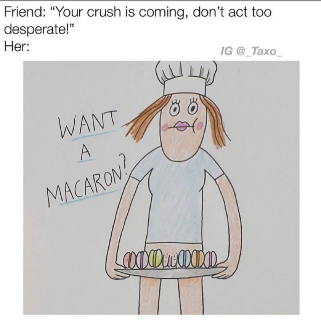 Want a macaron 9gag