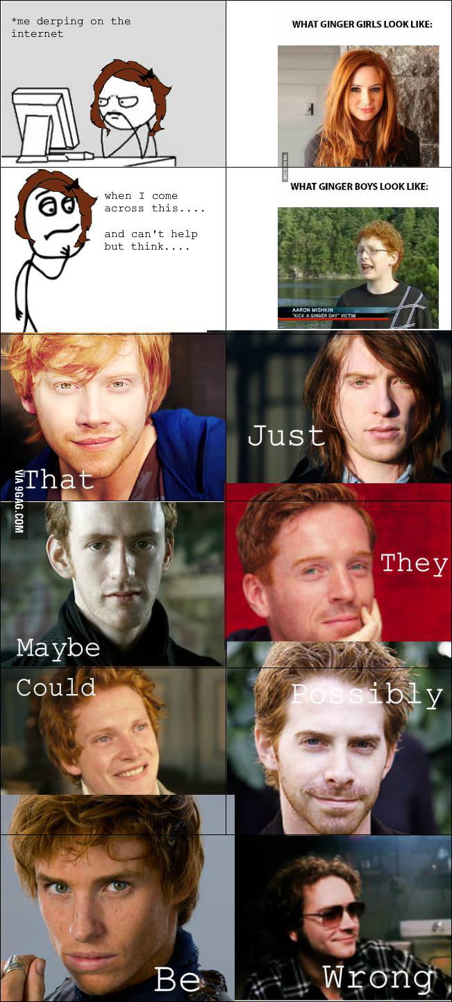 Ginger Boys Vs. Ginger Girls 9GAG
