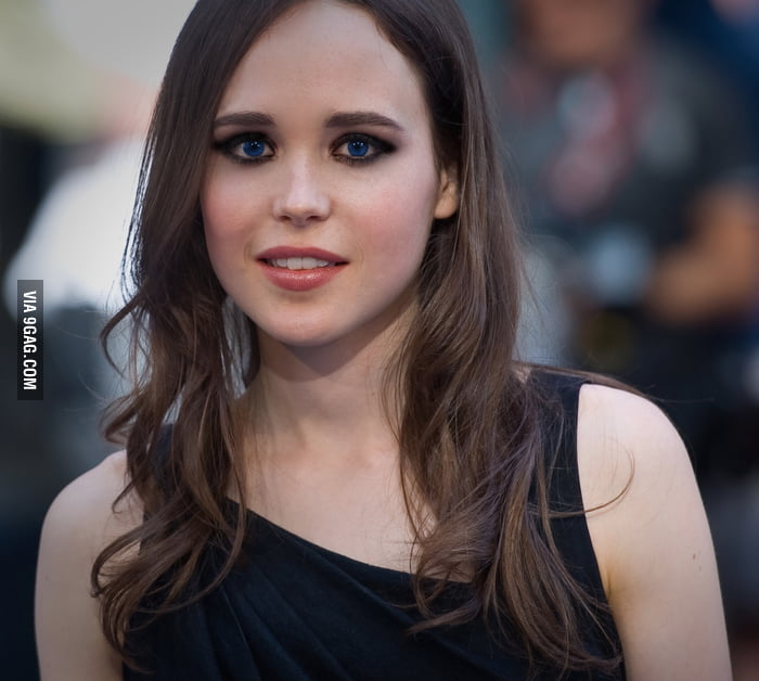 Ellen Page with crystal blue eyes - 9GAG