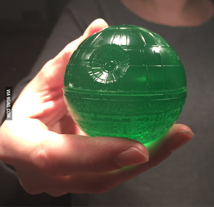Death Star soap. Vaporize the dirtiness;) 9GAG