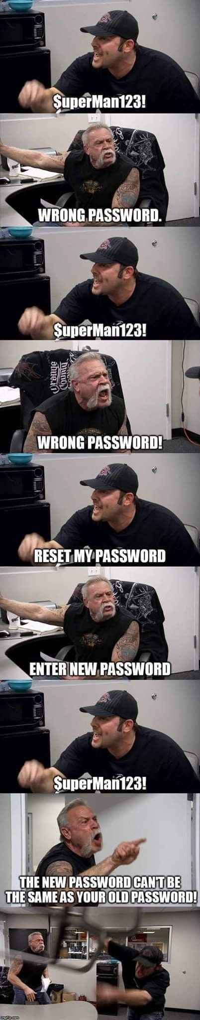 Password incorrect - 9GAG