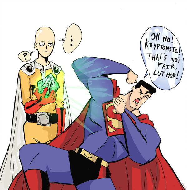 Saitama Vs Superman Gag