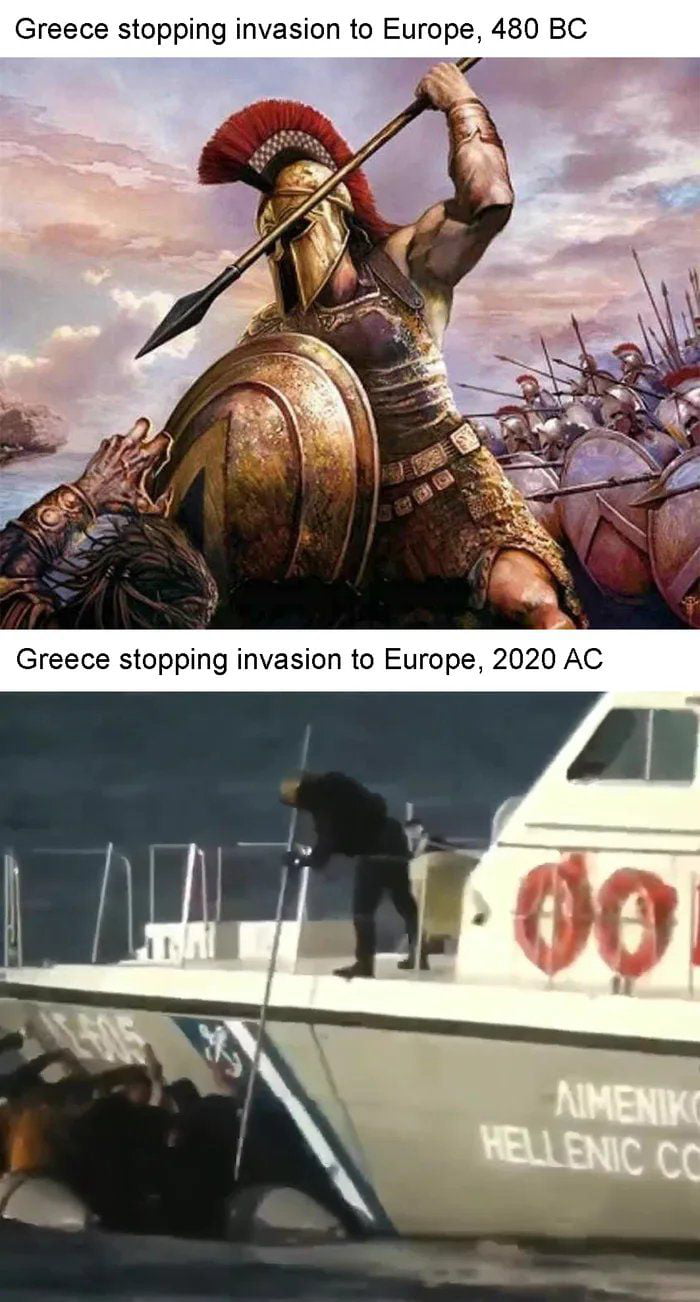 Stay strong Greece - 9GAG