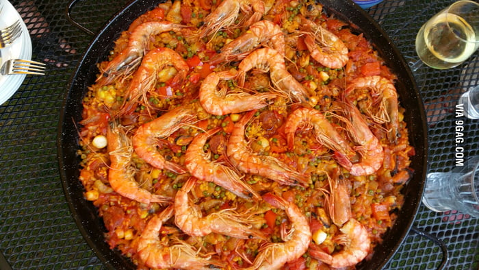 Lovely paella. - 9GAG