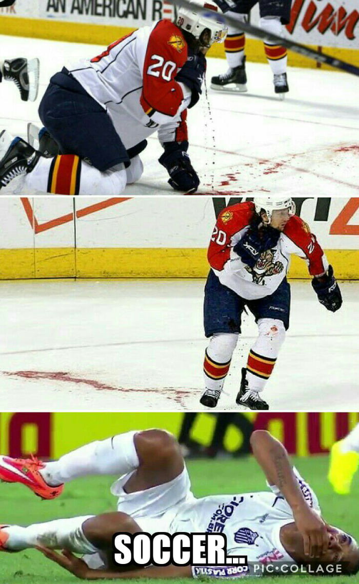 Soccer vs hockey 9GAG