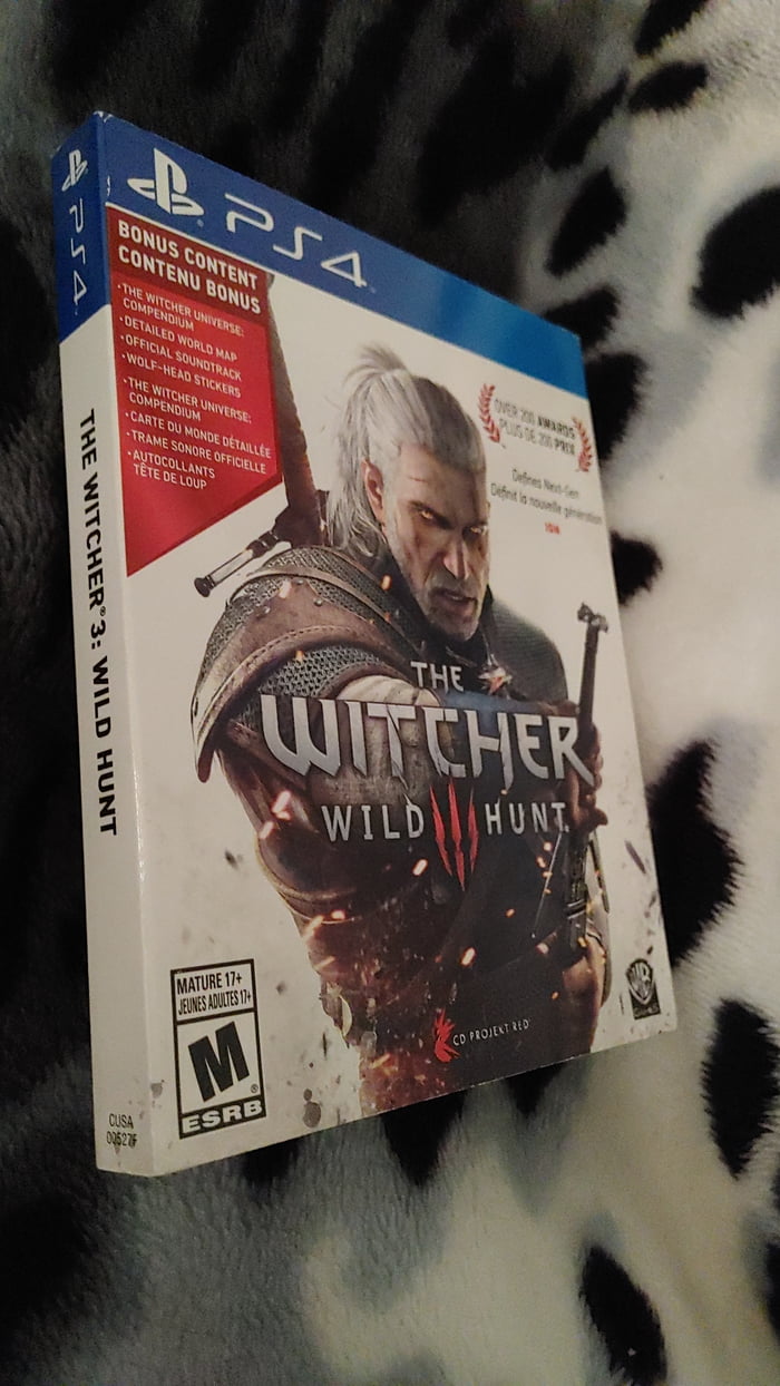 Witcher 3 PS4 physical copy. Who still loves the physical copies? - 9GAG