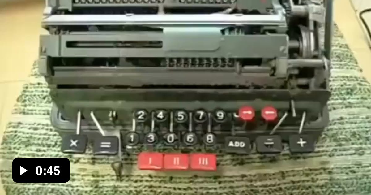 What Happens When You Divide A Number By Zero On A Mechanical 1950s what-happens-when-you-divide-a-number-by-zero-on-a-mechanical-1950s