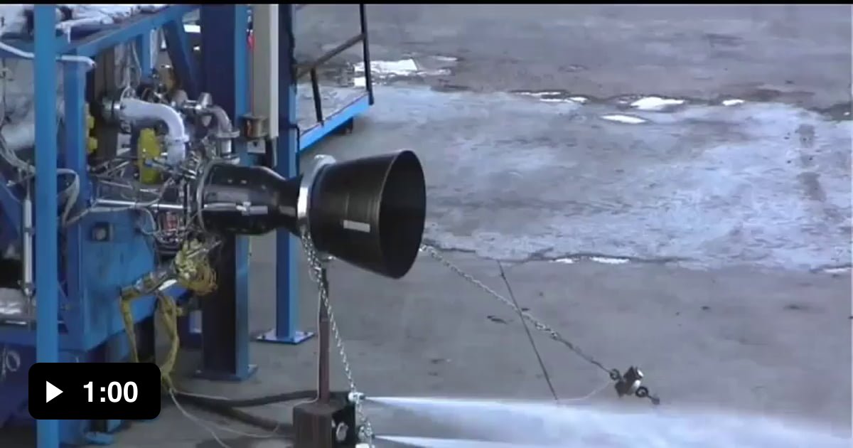 SpaceX Merlin 1a engine test - 9GAG