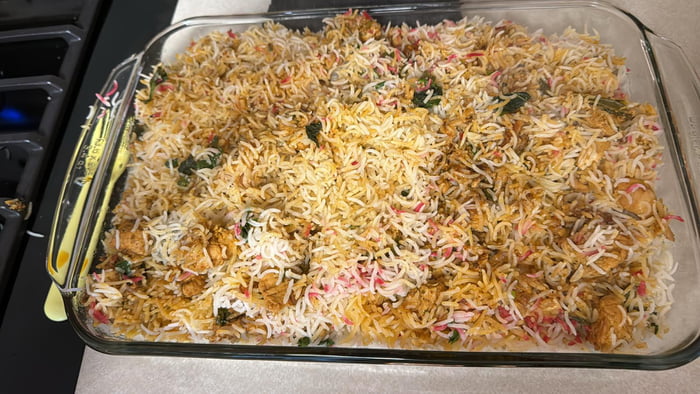 Homemade chicken biryani! - 9GAG