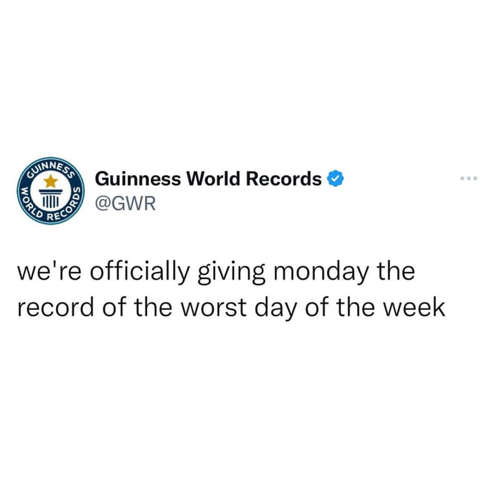 The Guinness World Records has officially declared Monday as the worst ...