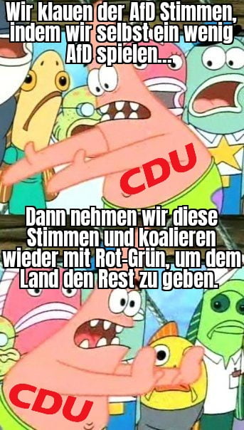 Gibt es hier CDU Wähler ? - 9GAG