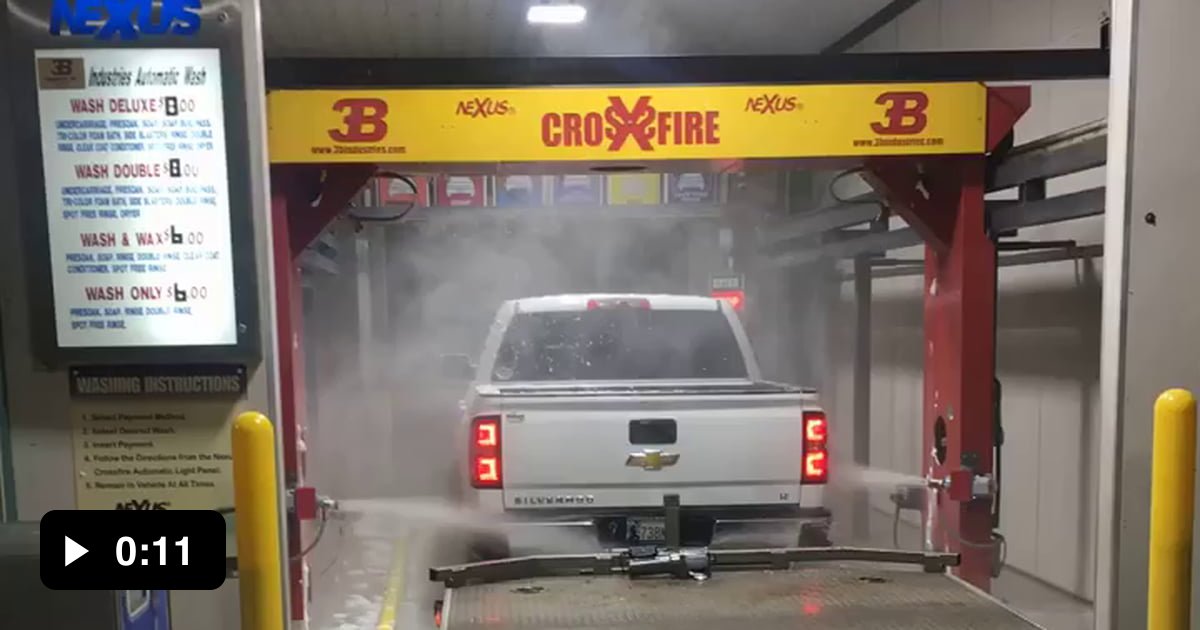 Truck with Trailer Thru Automatic Car Wash 9GAG