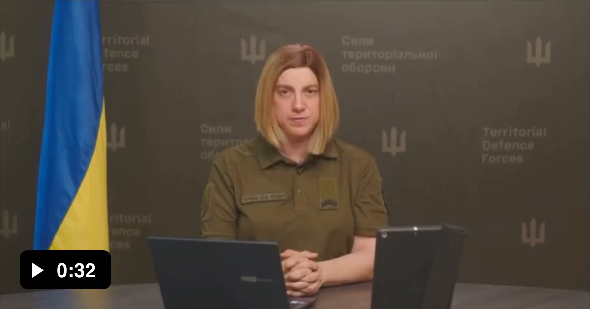 So Ukraine has an American transgender as a spokesman. When did that ...
