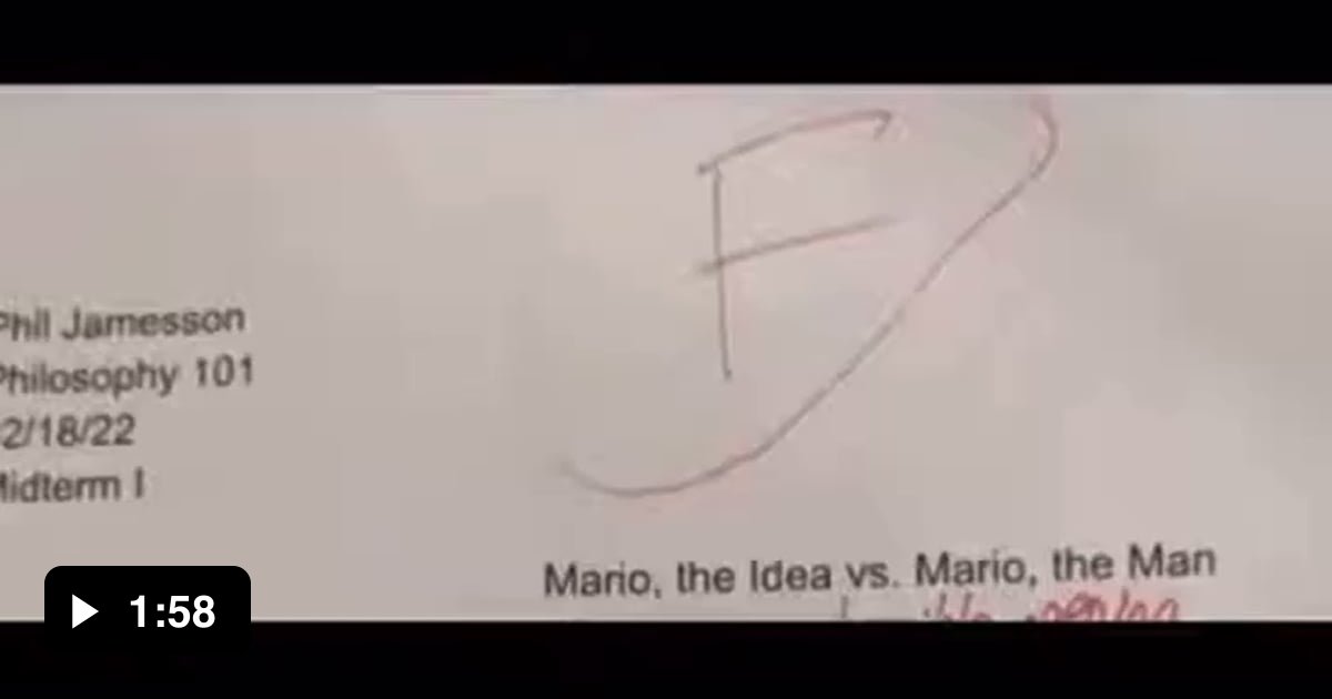 mario the essay meme