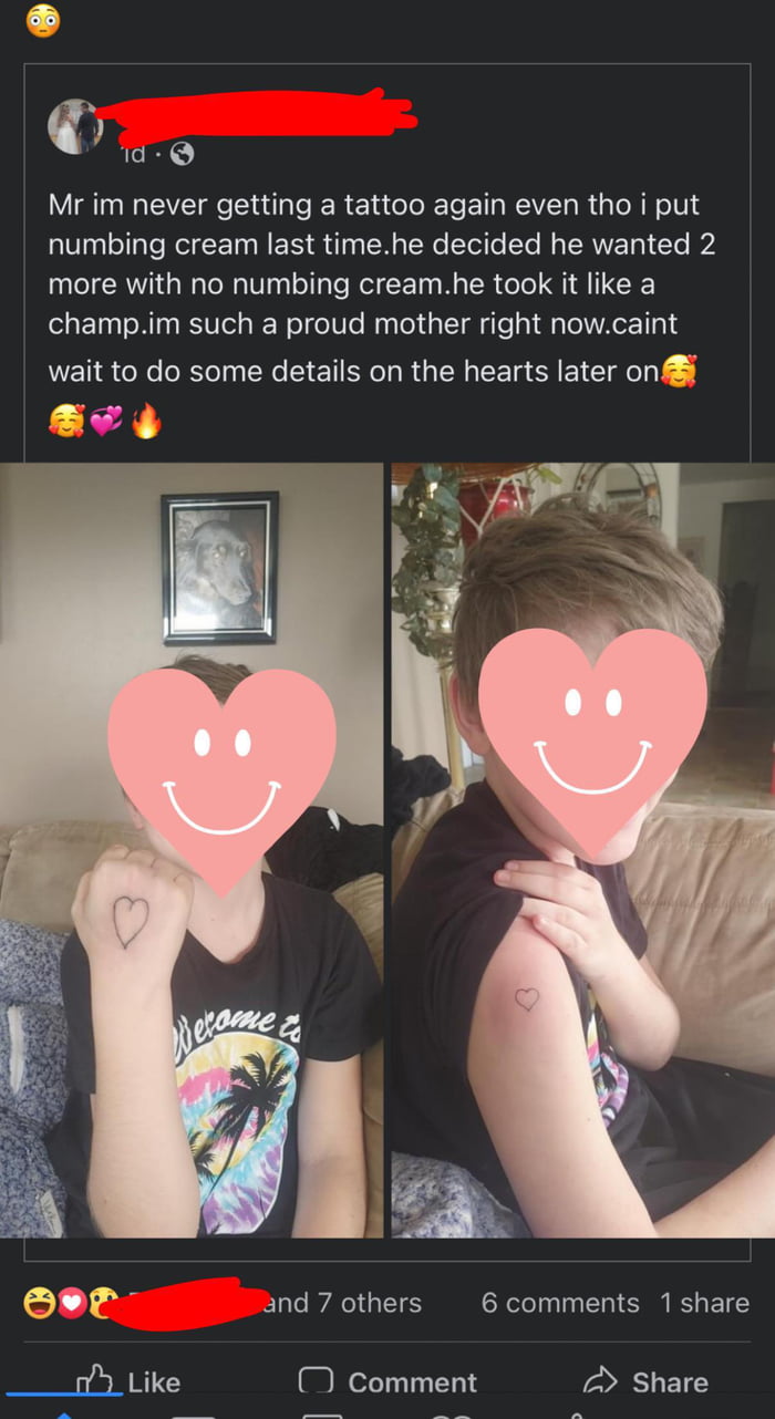 Mother tattoos her 12 year old son - 9GAG