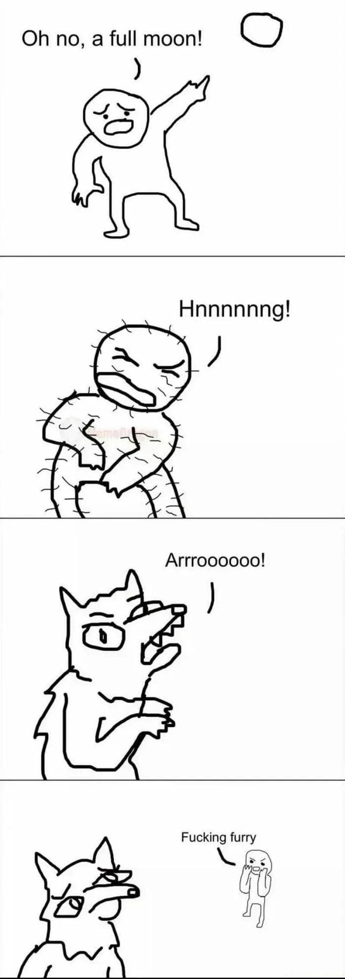 When 9gaggers spot a werewolf - 9GAG
