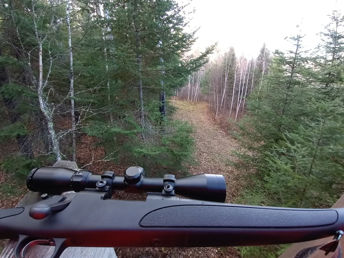 Deer hunting in Northern MN. 9GAG