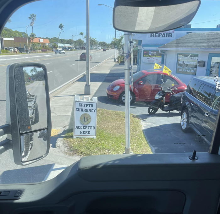 Naples, FL car dealership accepts crypto! 9GAG