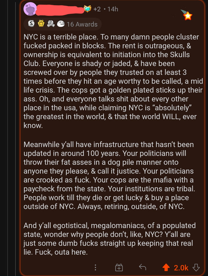 On a post about NYC's living conditions 9GAG