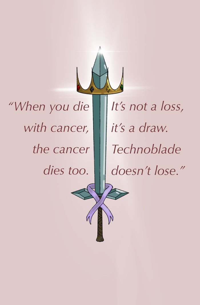 What cancer Technoblade is believed to have had as r sadly dies