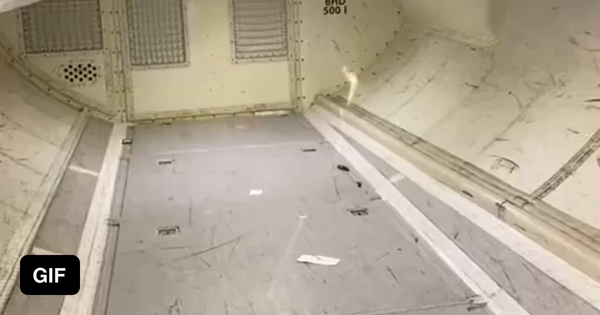 How 100 bags are stored in a plane 9GAG