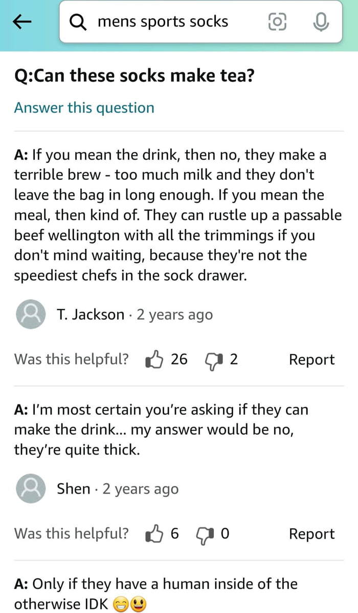 Amazon questions as good as the reviews 9GAG