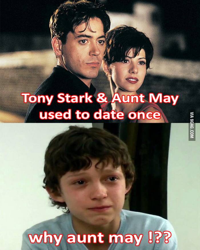 Tony Stark And Aunt May Used To Date Once 9gag