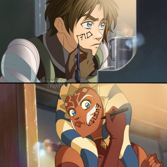 Lux and Ahsoka Your Name 9GAG