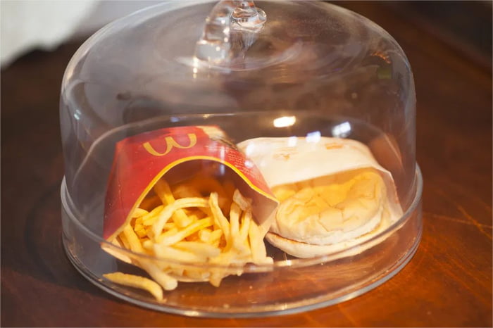 The Last Mcdonalds Burger Sold In Iceland The Burger Was Sold In 2009